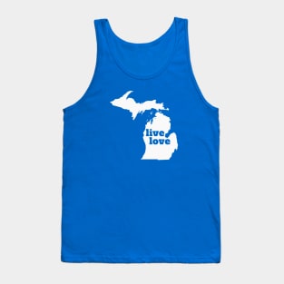 Michigan -  Live Love Michigan Tank Top